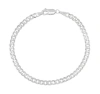 Donatello Gian Sterling Silver Curb Bracelet In Silver