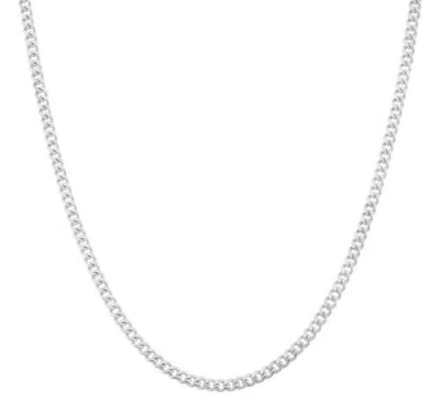 Donatello Gian Sterling Silver Curb Chain Necklace