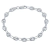 Donatello Gian Sterling Silver Fancy Anklet In Silver