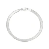 Donatello Gian Sterling Silver Flat Bracelet In Silver