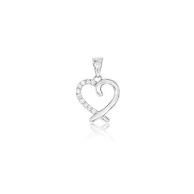 Donatello Gian Sterling Silver Heart Pendant