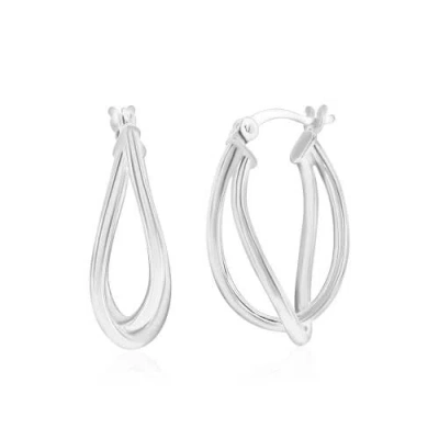 Donatello Gian Sterling Silver Infinite Hoops