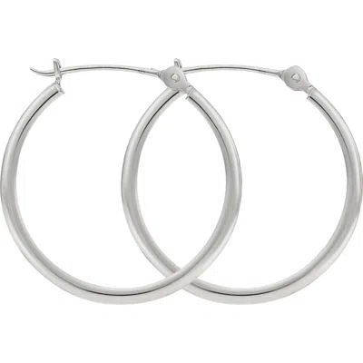 Donatello Gian Sterling Silver Large 35mm Hoops