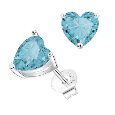 Donatello Gian Sterling Silver Light Blue Earrings