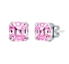 Donatello Gian Sterling Silver Pink Ascher Studs In Pink