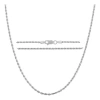 Donatello Gian Sterling Silver Rope Necklace In Silver