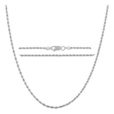Donatello Gian Sterling Silver Rope Necklace
