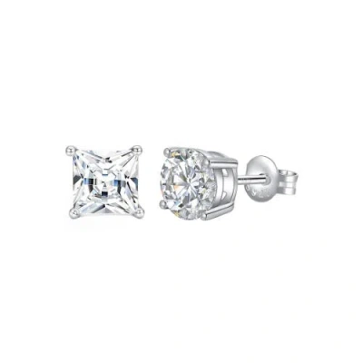 Donatello Gian Sterling Silver Round And Square Earrings