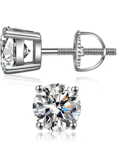 Donatello Gian Sterling Silver Screw-back Round Studs