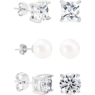 Donatello Gian Sterling Silver Studs Set