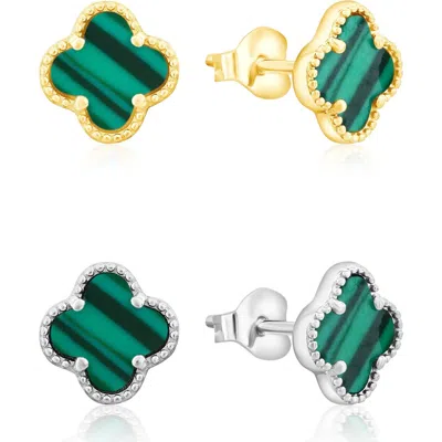 Donatello Gian Sterling Silver Studs Set