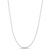 Donatello Gian Sterling Silver Super Long 30 Inch Necklace In Silver