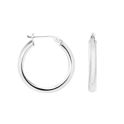Donatello Gian Sterling Silver Super Small Hoop Earrings