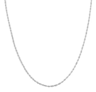 Donatello Gian Sterling Silver Thin Twisted Necklace