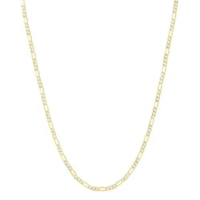 Donatello Gian Two Tone Sterling Silver Necklace In Gold
