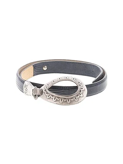 Pre-owned Doncaster Collection Belt In Blue