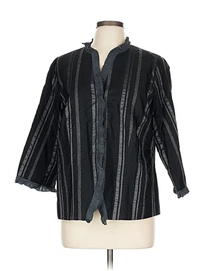 Pre-owned Doncaster Collection Blazer Jacket In Black