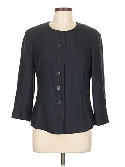 Pre-owned Doncaster Collection Blazer Jacket In Black