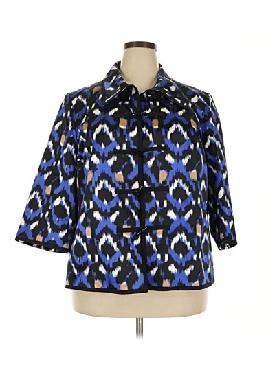 Pre-owned Doncaster Collection Blazer Jacket In Blue