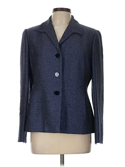 Pre-owned Doncaster Collection Blazer Jacket In Blue