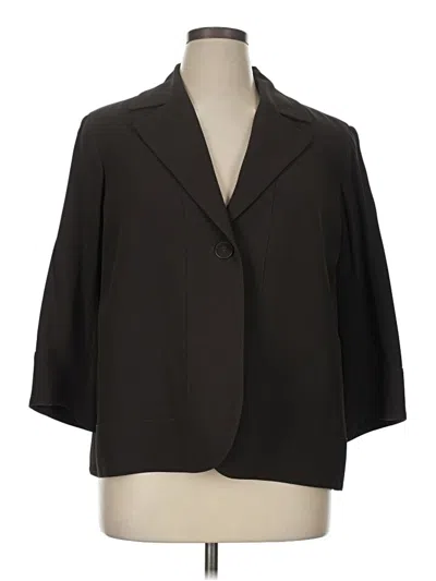 Pre-owned Doncaster Collection Blazer Jacket In Brown