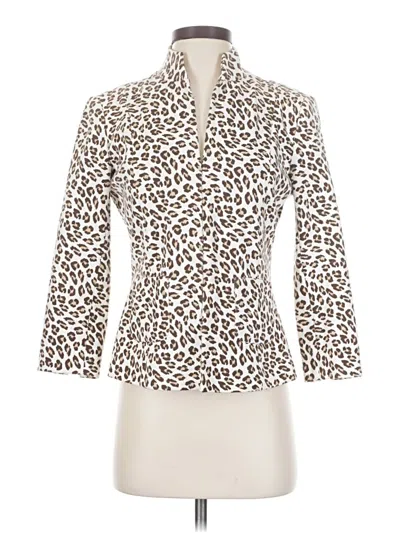 Pre-owned Doncaster Collection Blazer Jacket In Brown