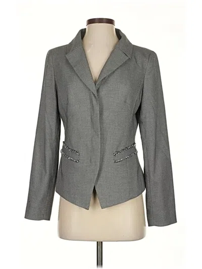 Pre-owned Doncaster Collection Blazer Jacket In Gray