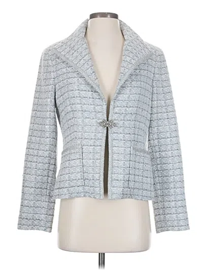 Pre-owned Doncaster Collection Blazer Jacket In Gray