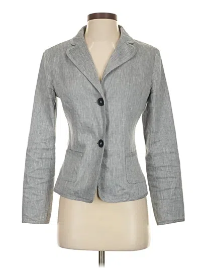 Pre-owned Doncaster Collection Blazer Jacket In Gray