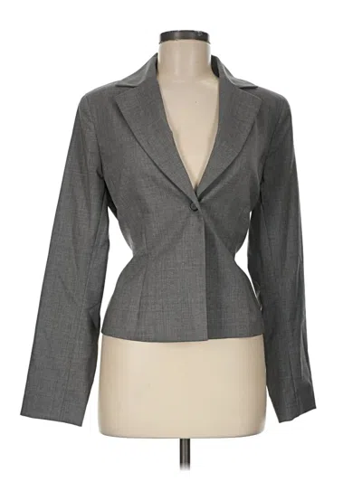 Pre-owned Doncaster Collection Blazer Jacket In Gray