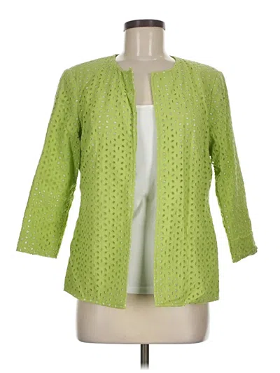 Pre-owned Doncaster Collection Blazer Jacket In Green