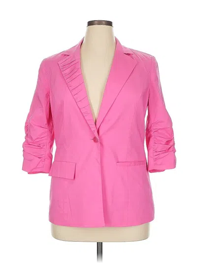 Pre-owned Doncaster Collection Blazer Jacket In Pink