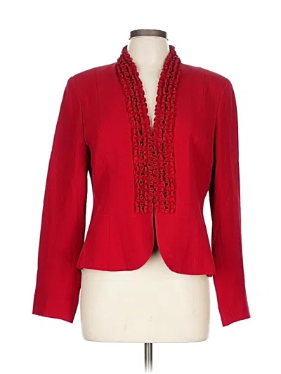 Pre-owned Doncaster Collection Blazer Jacket In Red