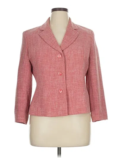 Pre-owned Doncaster Collection Blazer Jacket In Red