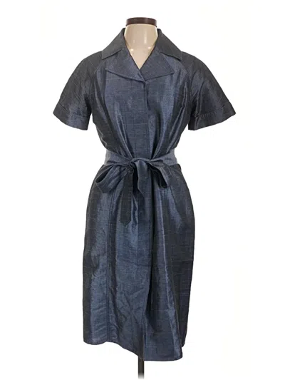 Pre-owned Doncaster Collection Casual Dress In Gray