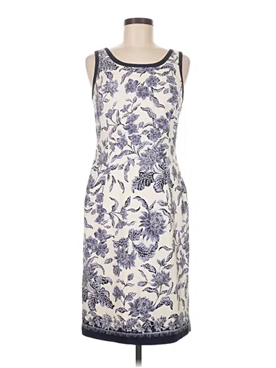 Pre-owned Doncaster Collection Casual Dress In White