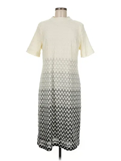 Pre-owned Doncaster Collection Casual Dress In White