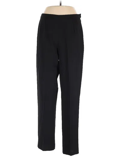 Pre-owned Doncaster Collection Casual Pants In Black
