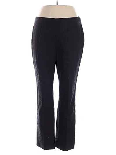 Pre-owned Doncaster Collection Casual Pants In Black