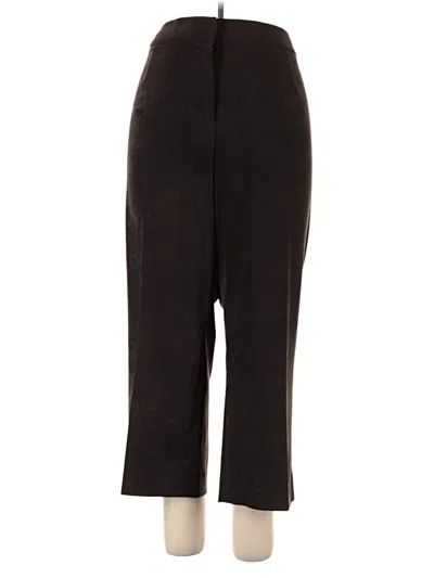 Pre-owned Doncaster Collection Casual Pants In Black