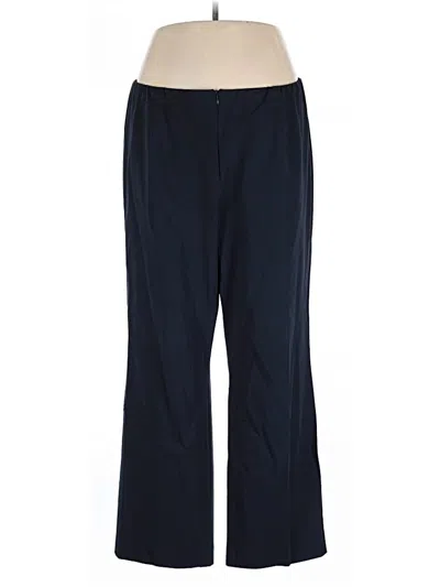 Pre-owned Doncaster Collection Casual Pants In Blue