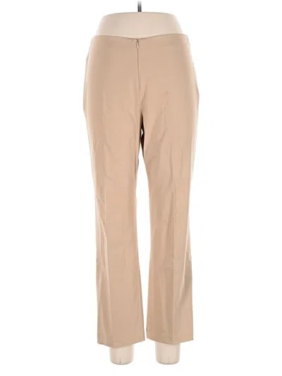 Pre-owned Doncaster Collection Casual Pants In Brown