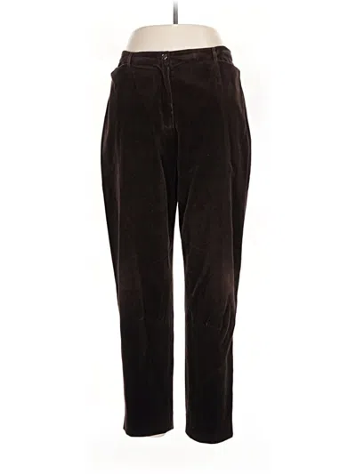 Pre-owned Doncaster Collection Casual Pants In Brown