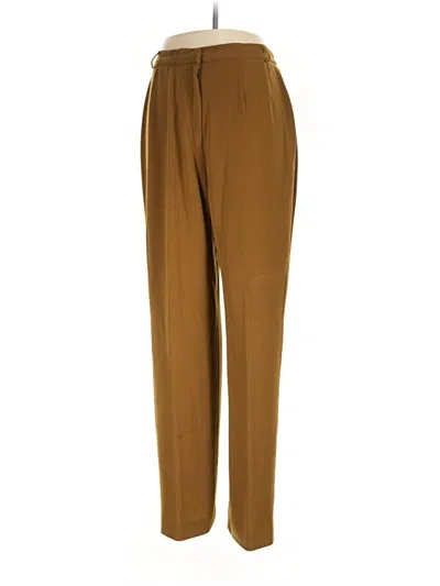 Pre-owned Doncaster Collection Casual Pants In Brown