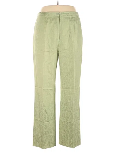 Pre-owned Doncaster Collection Casual Pants In Green