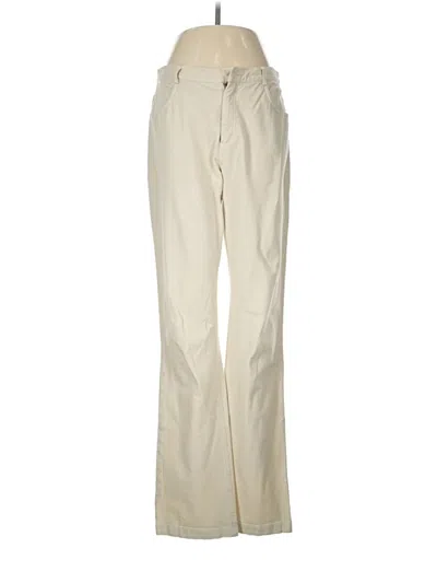 Pre-owned Doncaster Collection Casual Pants In Ivory