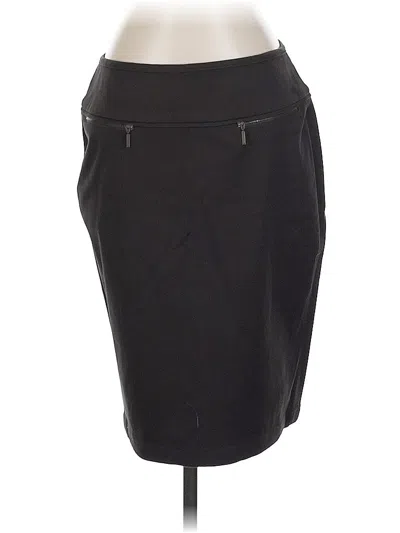 Pre-owned Doncaster Collection Casual Skirt In Black