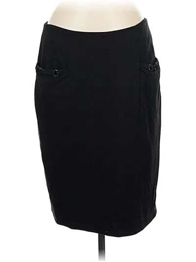 Pre-owned Doncaster Collection Casual Skirt In Black