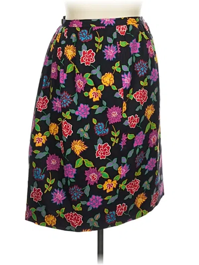 Pre-owned Doncaster Collection Casual Skirt In Black