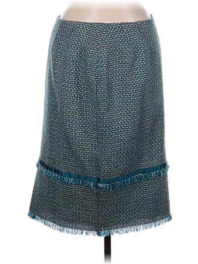 Pre-owned Doncaster Collection Casual Skirt In Blue